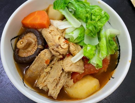 素食紅燒麵