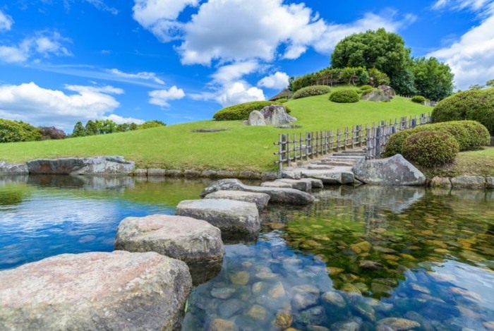 岡山城後樂園 岡山城後樂園